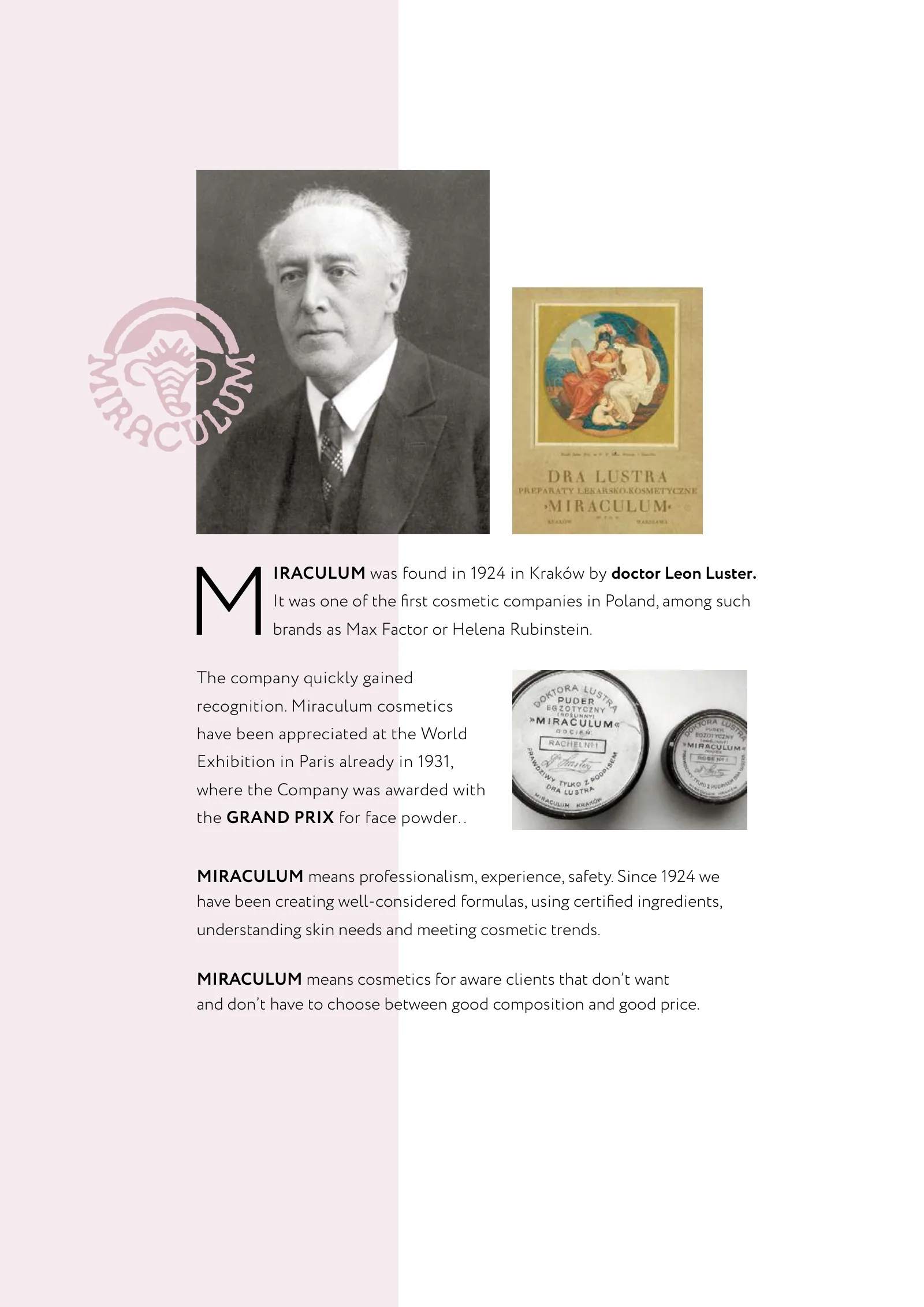 MIRACULUM brand presentation, slide 2 of 80